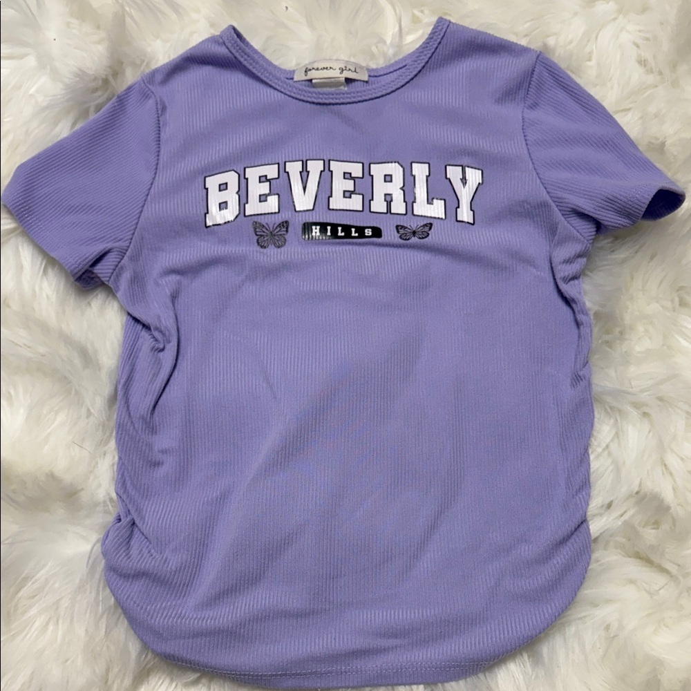 Purple Kids T-Shirt B4